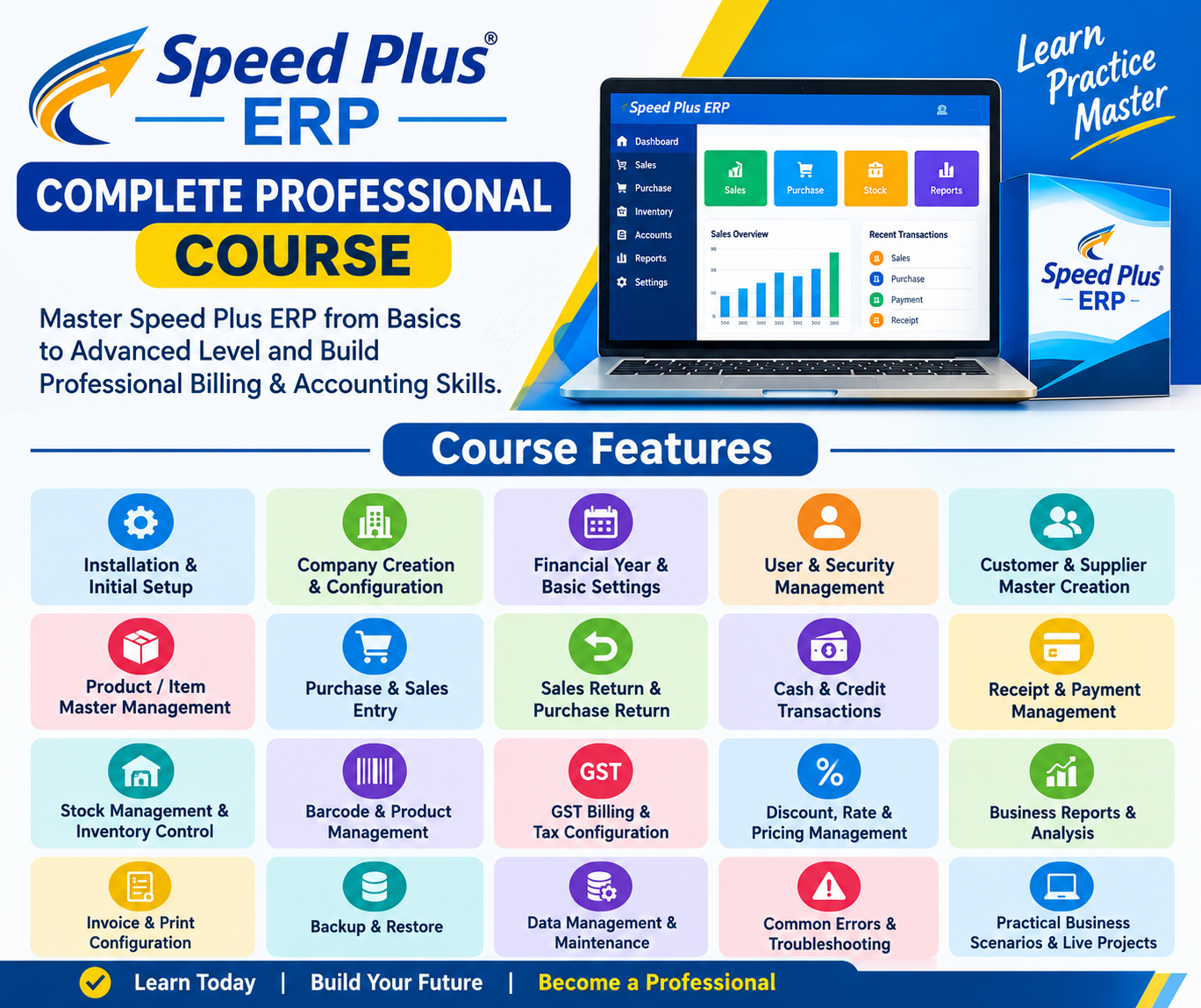 🎓 Speed Plus ERP – Complete Professional Course